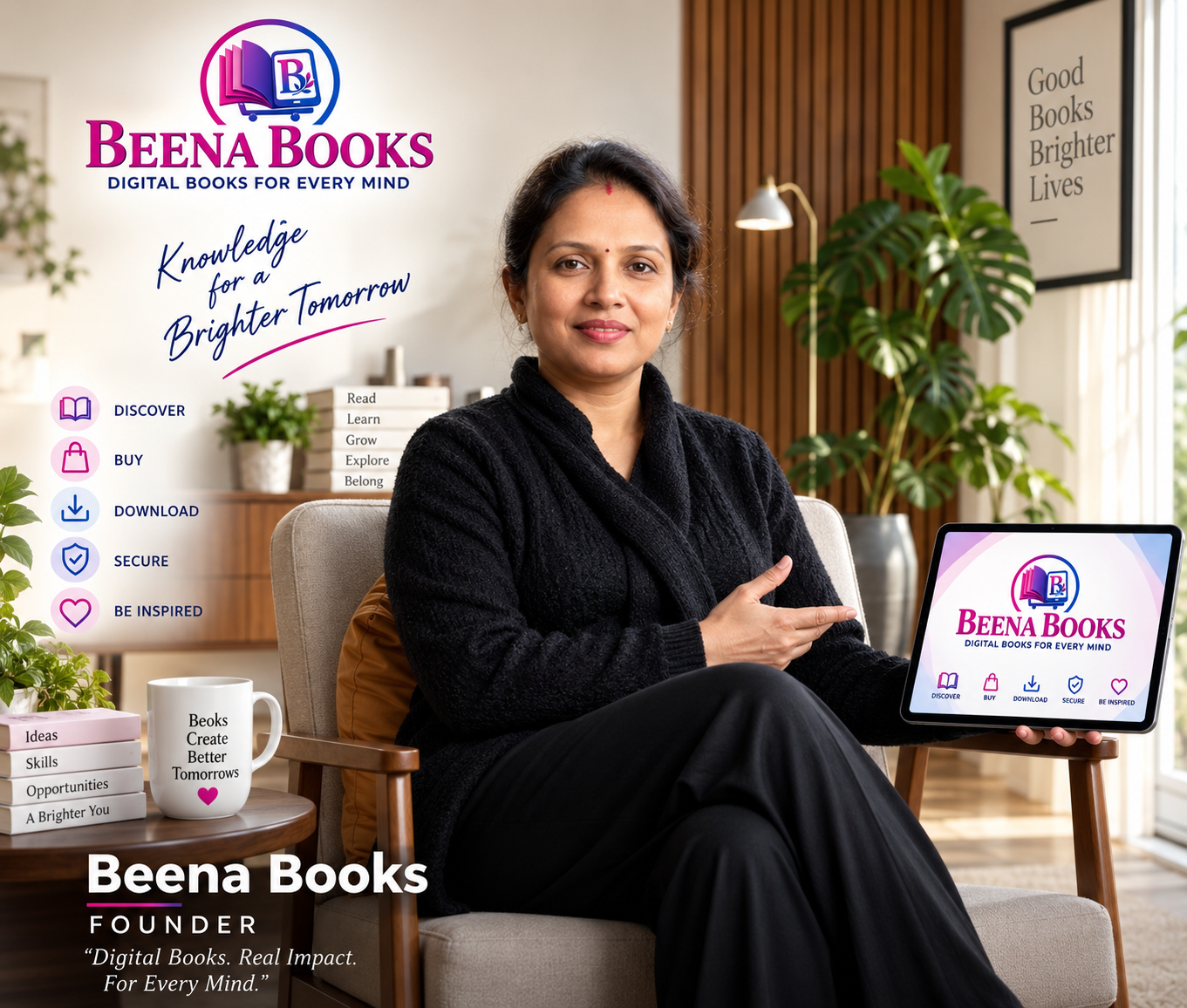 Founder of Beena Books